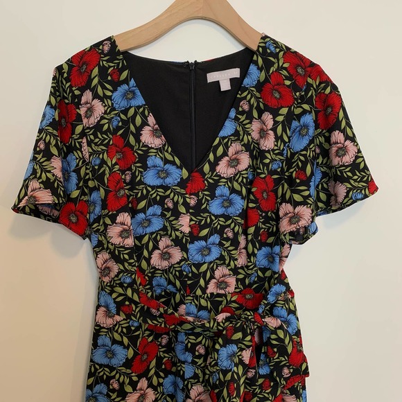 Chelsea28 Romper Short Sleeve Floral - Picture 4 of 15